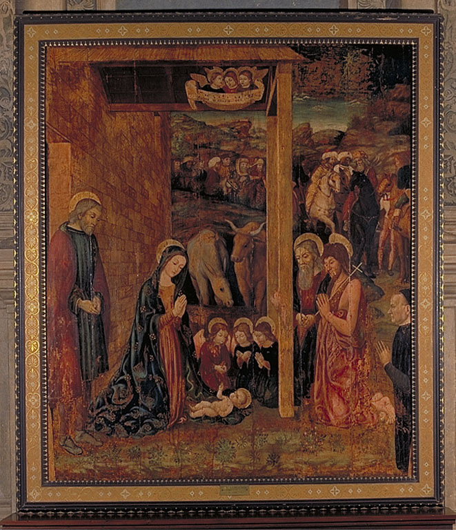 Natività e i Santi Giovanni Battista e Girolamo