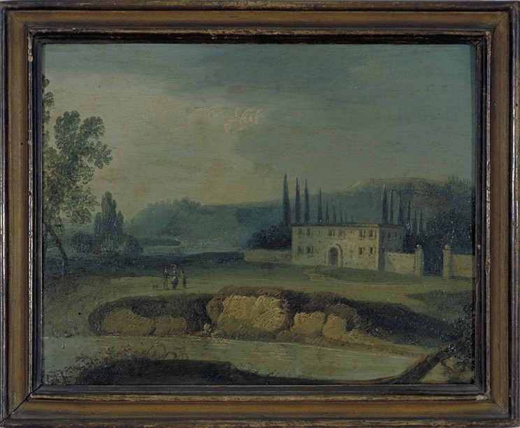 Paesaggio con villa