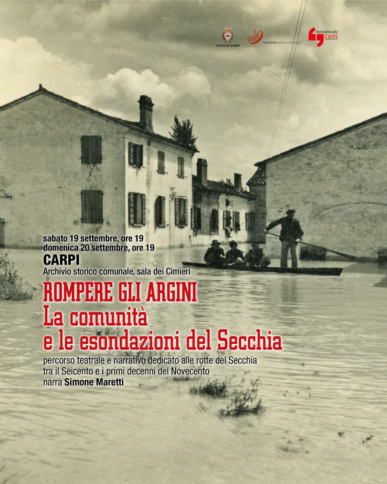 Rompere gli argini – La comunità e le esondazioni del Secchia
